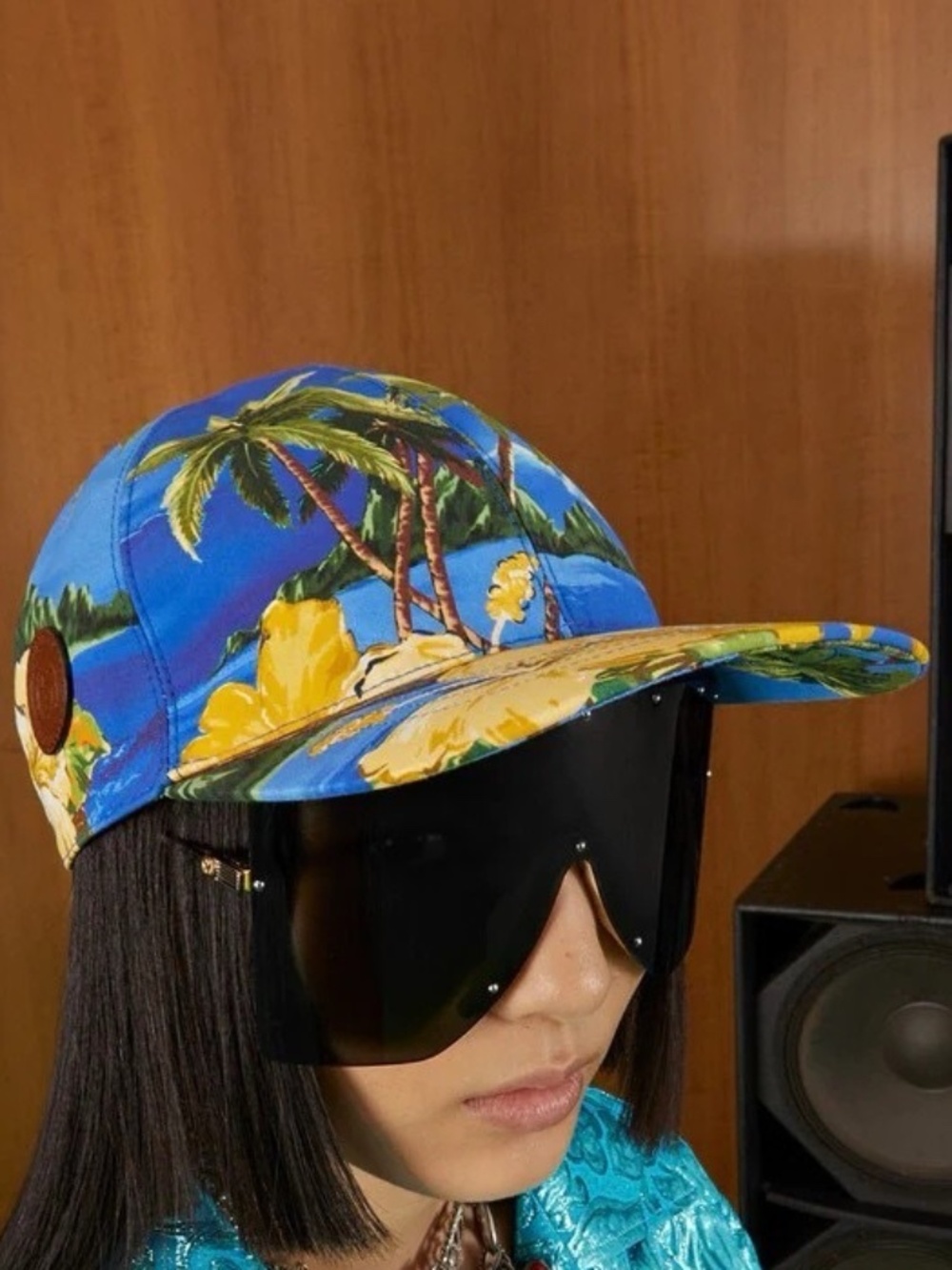 Gucci Hawaiian Palm Trees Hat Cap L - Picture 1 of 12